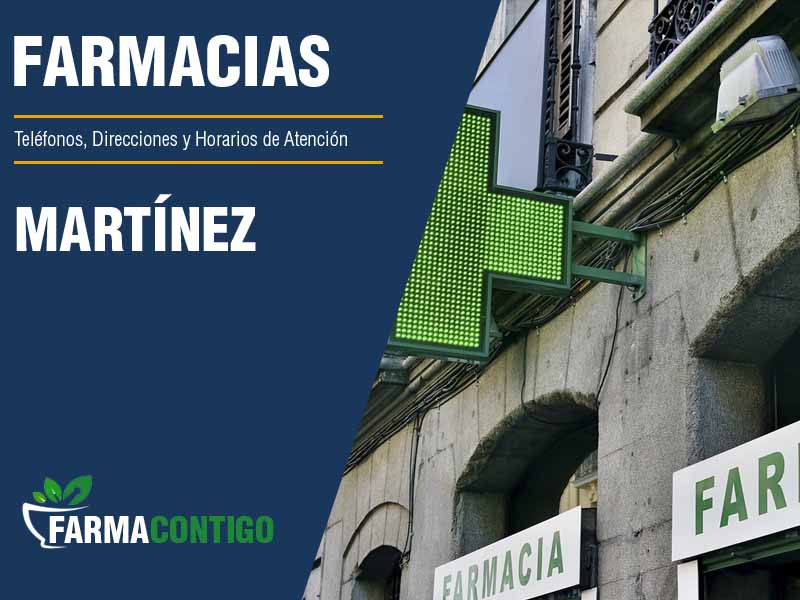 Farmacias en Martínez - Telfonos, Direcciones y Horarios de Atencin