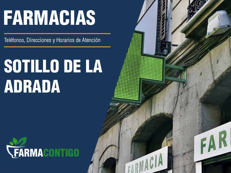 Farmacias en Sotillo De La Adrada - Telfonos, Direcciones y Horarios de Atencin