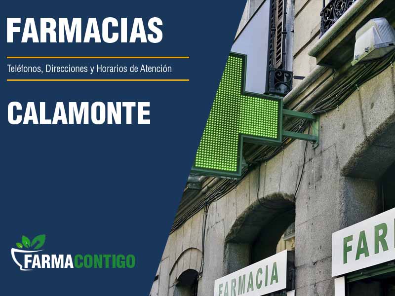 Farmacias en Calamonte - Telfonos, Direcciones y Horarios de Atencin